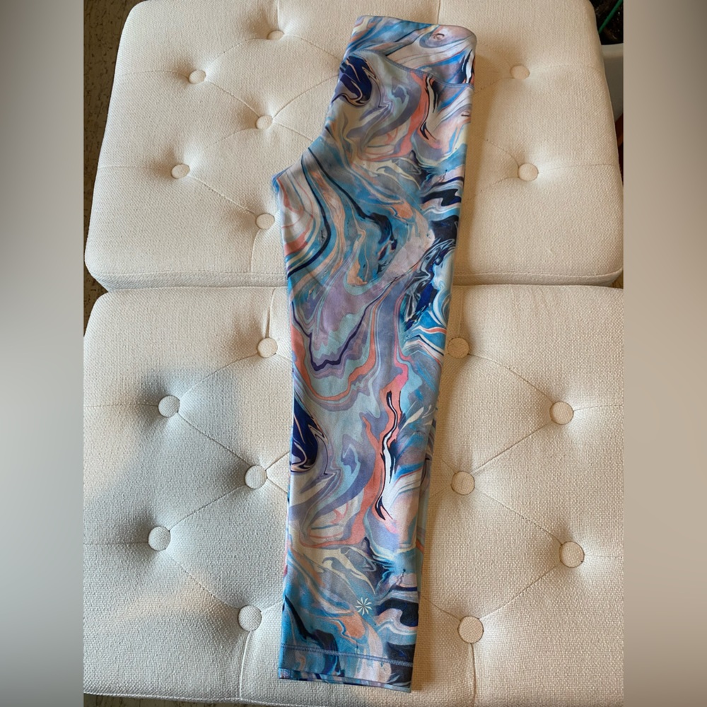 Athleta Multicolor Abstract Leggings